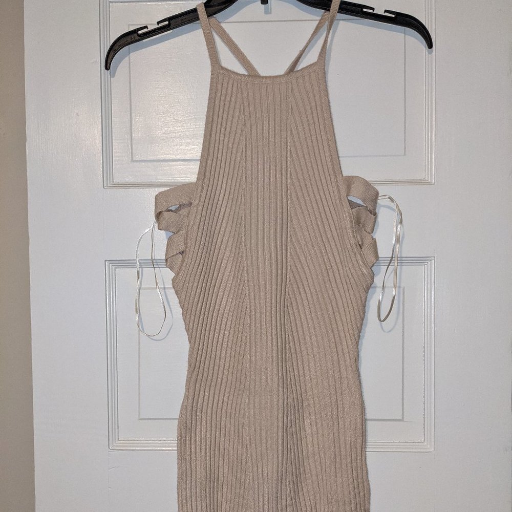 LELIS sweater bodycon dress